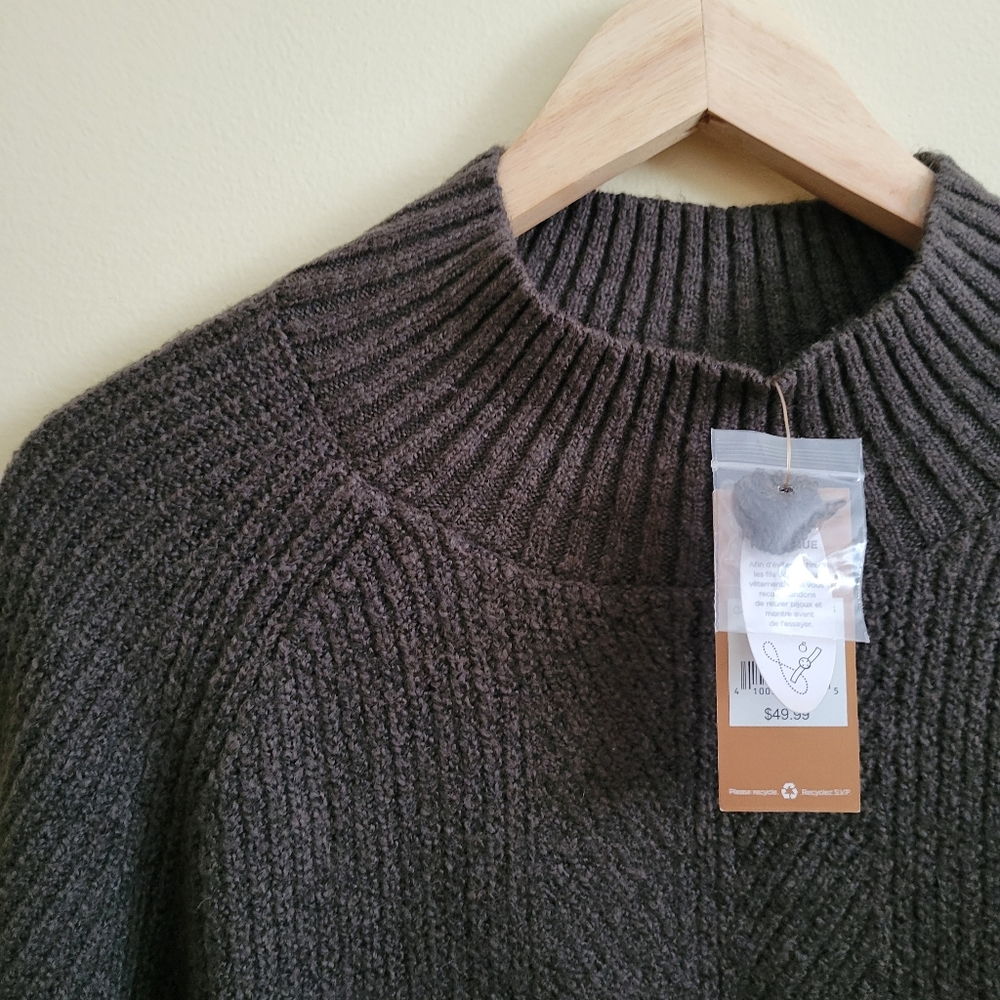 NWT soft and cozy mock neck sweater